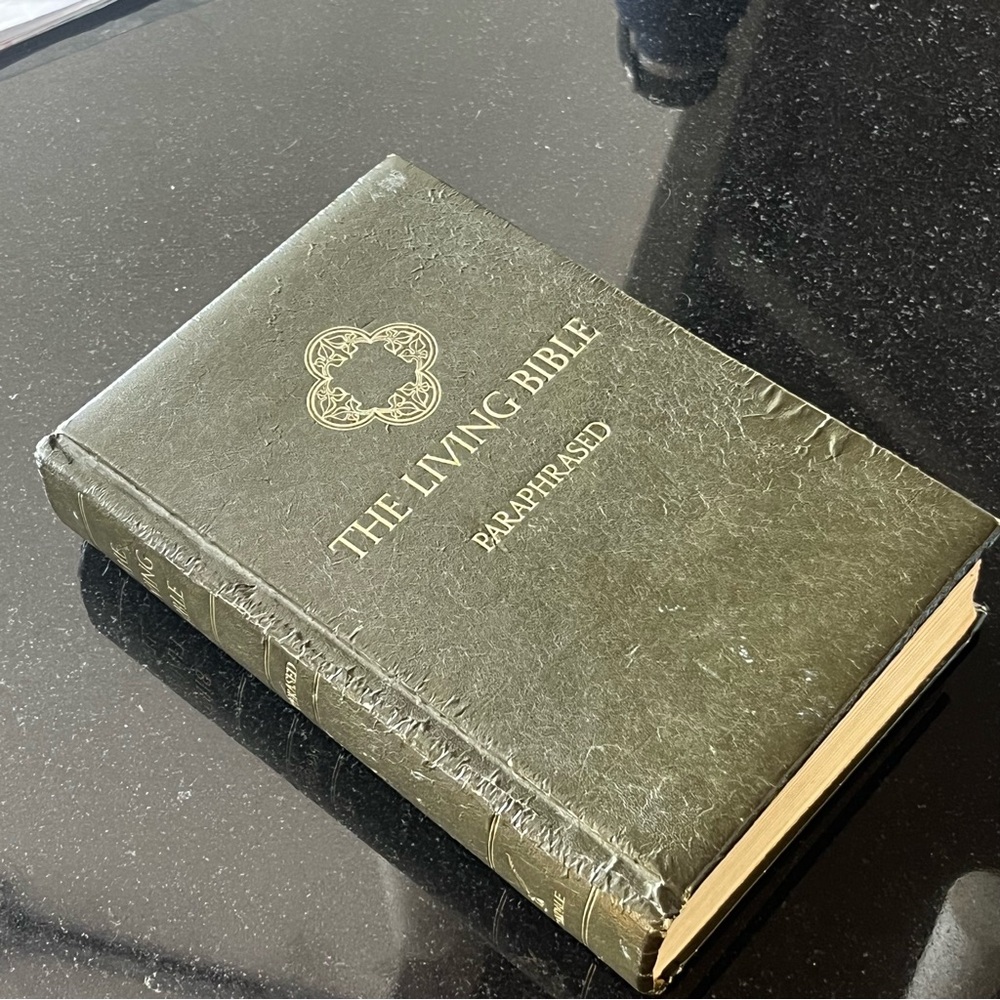 The Living Bible Paraphrased Hardcover Journal - Green